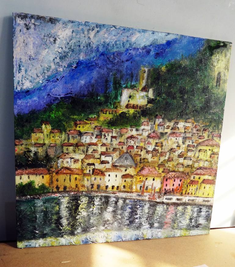 Original Impressionism Landscape Painting by Indrani Ghosh