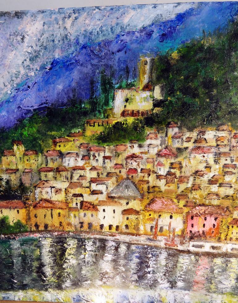 Original Impressionism Landscape Painting by Indrani Ghosh