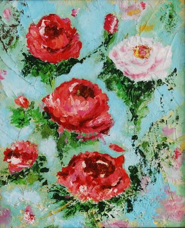 Original Abstract Expressionism Abstract Paintings by Indrani Ghosh