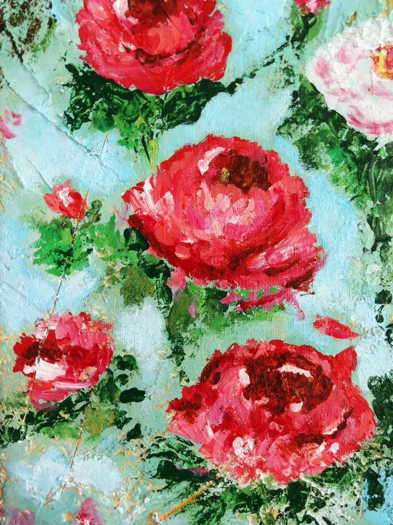 Original Abstract Expressionism Abstract Painting by Indrani Ghosh