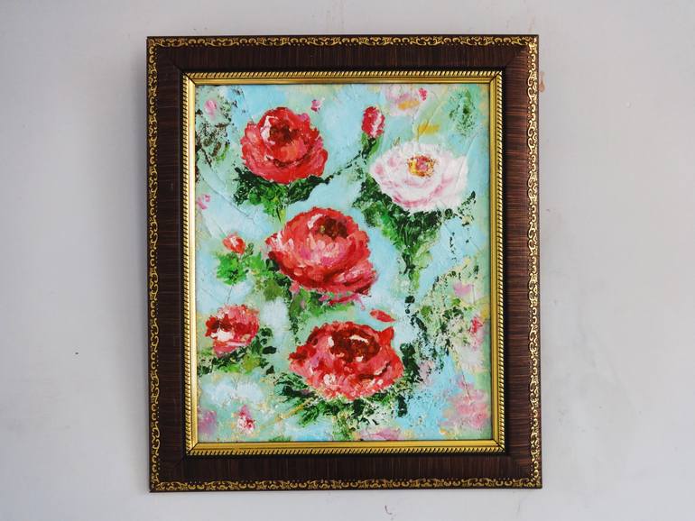 Original Abstract Expressionism Abstract Painting by Indrani Ghosh