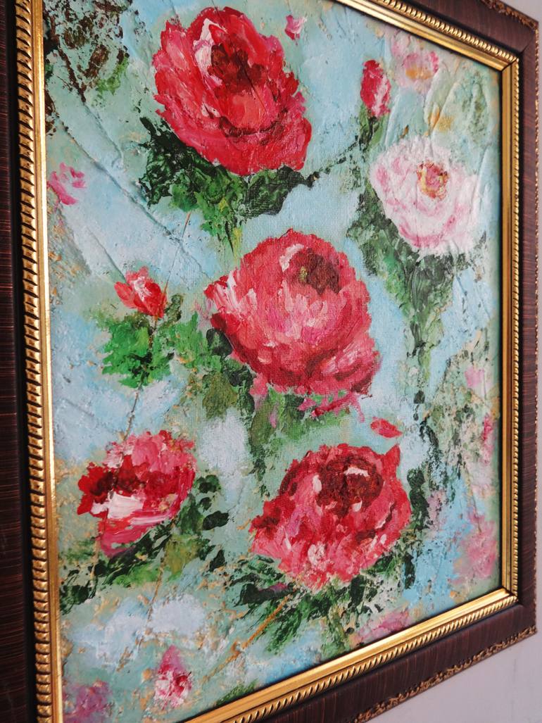 Original Abstract Expressionism Abstract Painting by Indrani Ghosh