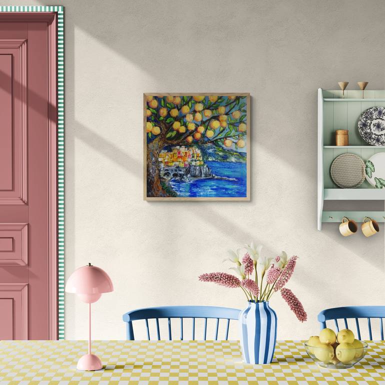 Original Impressionism Landscape Painting by Indrani Ghosh