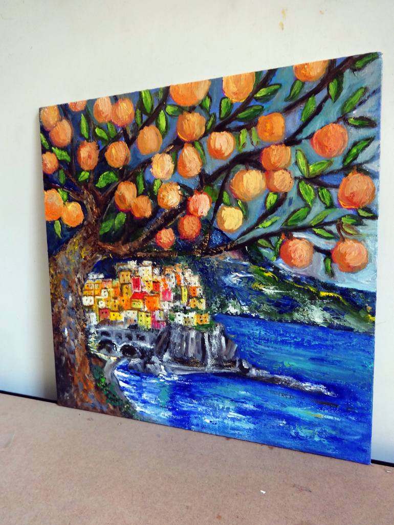 Original Impressionism Landscape Painting by Indrani Ghosh