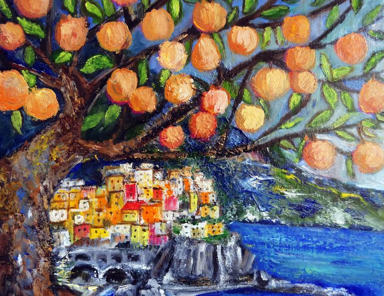 Original Impressionism Landscape Painting by Indrani Ghosh