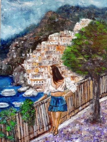 Original Expressionism Landscape Painting by Indrani Ghosh