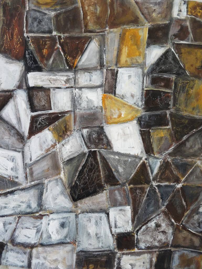 Original Abstract Expressionism Abstract Painting by Indrani Ghosh