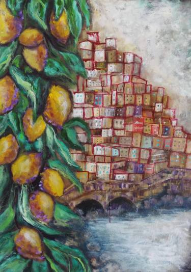 Original Abstract Expressionism Abstract Painting by Indrani Ghosh