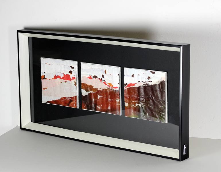 Original Abstract Collage by Jean-Jacques Andre