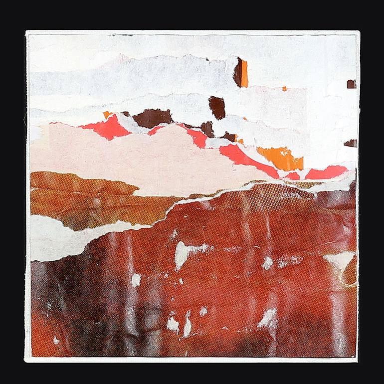 Original Abstract Collage by Jean-Jacques Andre