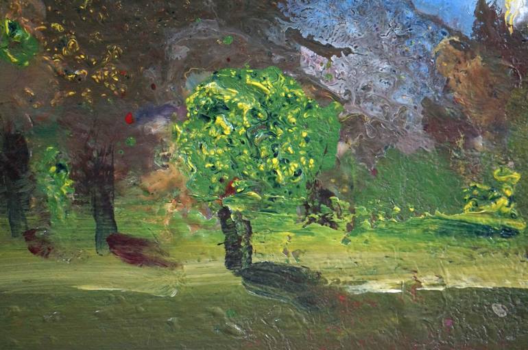 Original Expressionism Landscape Painting by Christos Baloukos