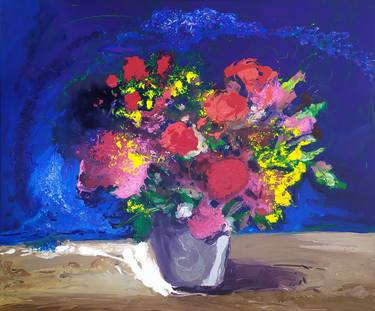 Original Floral Paintings by Christos Baloukos