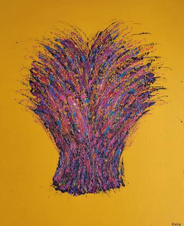 Original Abstract Expressionism Abstract Paintings by Caliz- Sandrine Bollaert