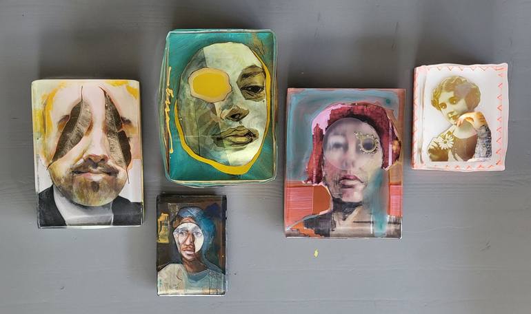 Original Contemporary People Painting by Ellen Valk van de Ven