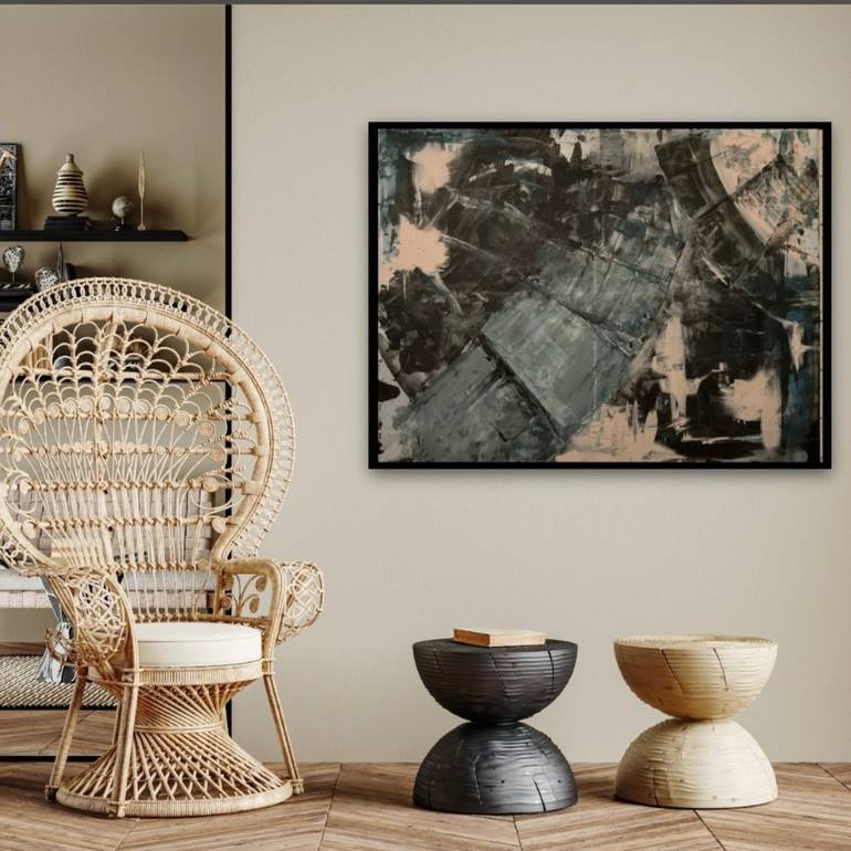 Original Expressionism Abstract Painting by Kerry Sweetingham Clarke