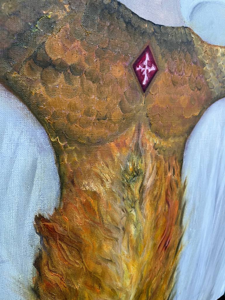 Original Realism Religion Painting by You Ra