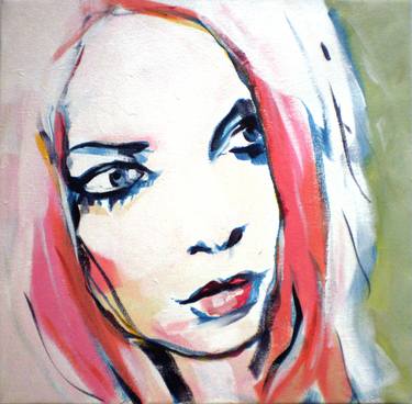 Original Illustration Portrait Paintings by Pat Dumez