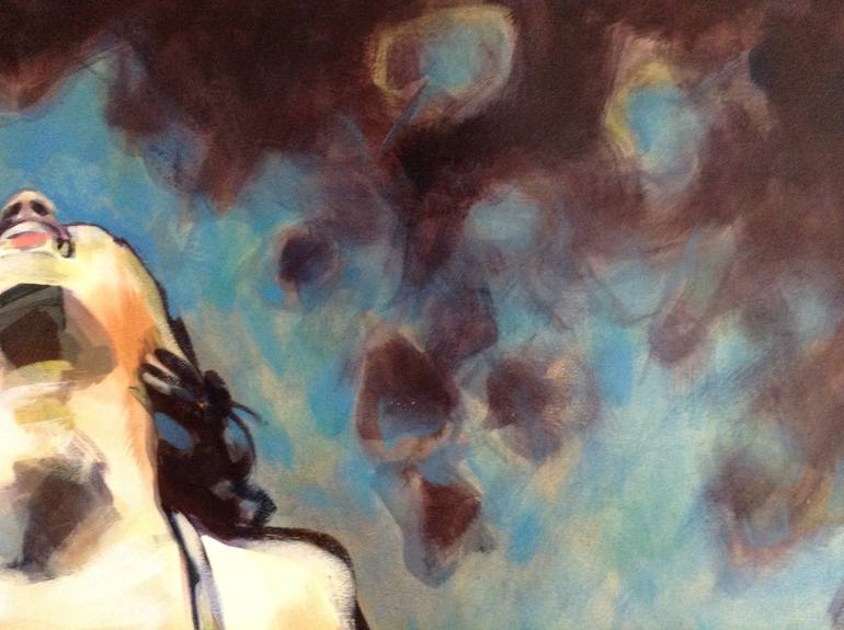 Original Figurative Portrait Painting by Pat Dumez