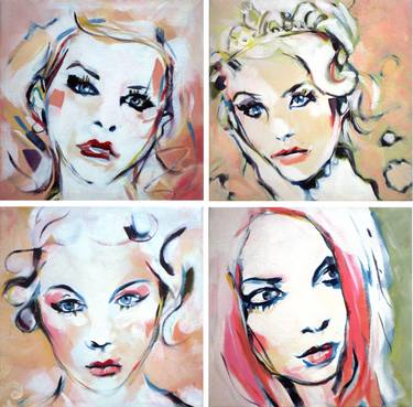 Original Portrait Paintings by Pat Dumez