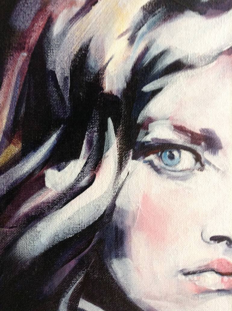 Original Figurative People Painting by Pat Dumez