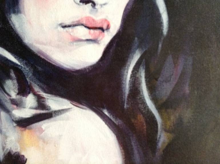 Original Figurative People Painting by Pat Dumez