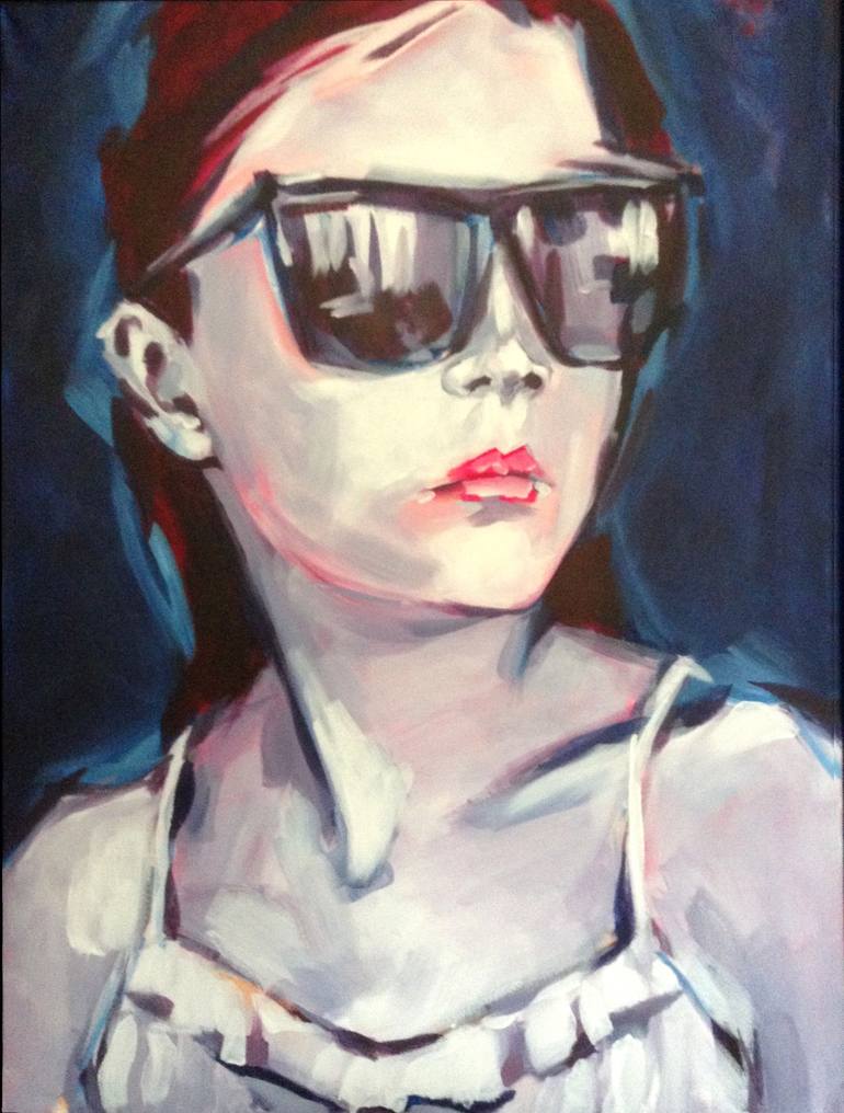 Sunglasses Painting by Pat Dumez Saatchi Art