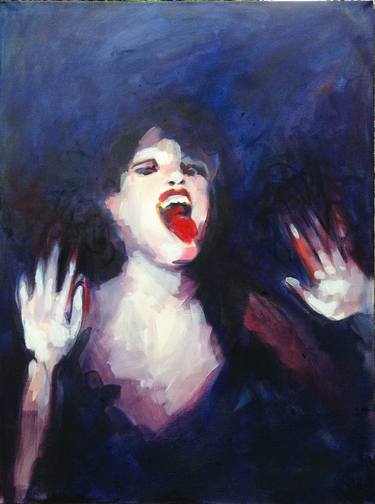 Original Expressionism Women Paintings by Pat Dumez