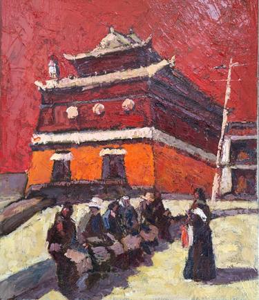 Print of Expressionism Rural life Paintings by Chunming Yuan