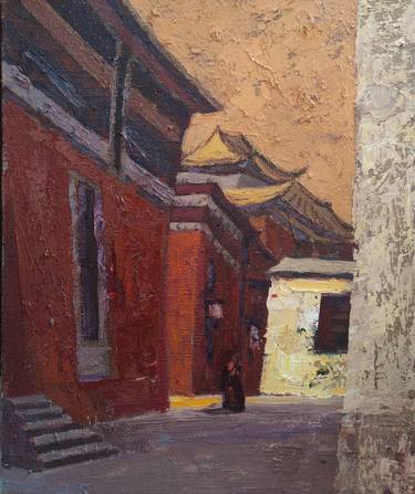 Print of Expressionism Places Paintings by Chunming Yuan