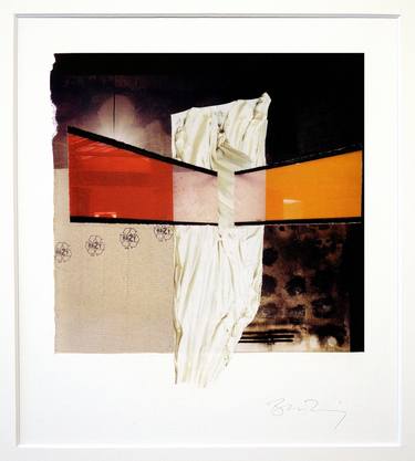 Original Abstract Religious Collage by Sigrid Beuting