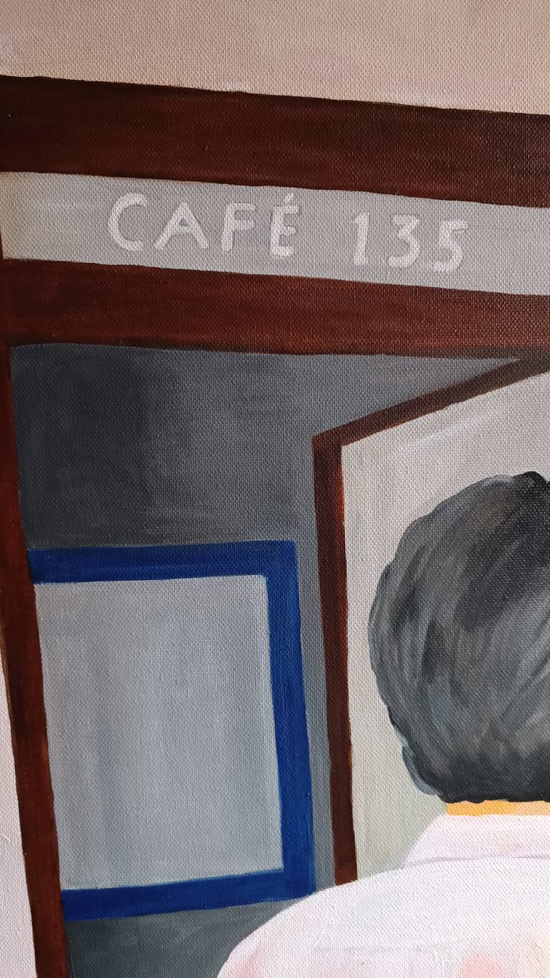 Original Figurative Cities Painting by Ekaterina Deryugina
