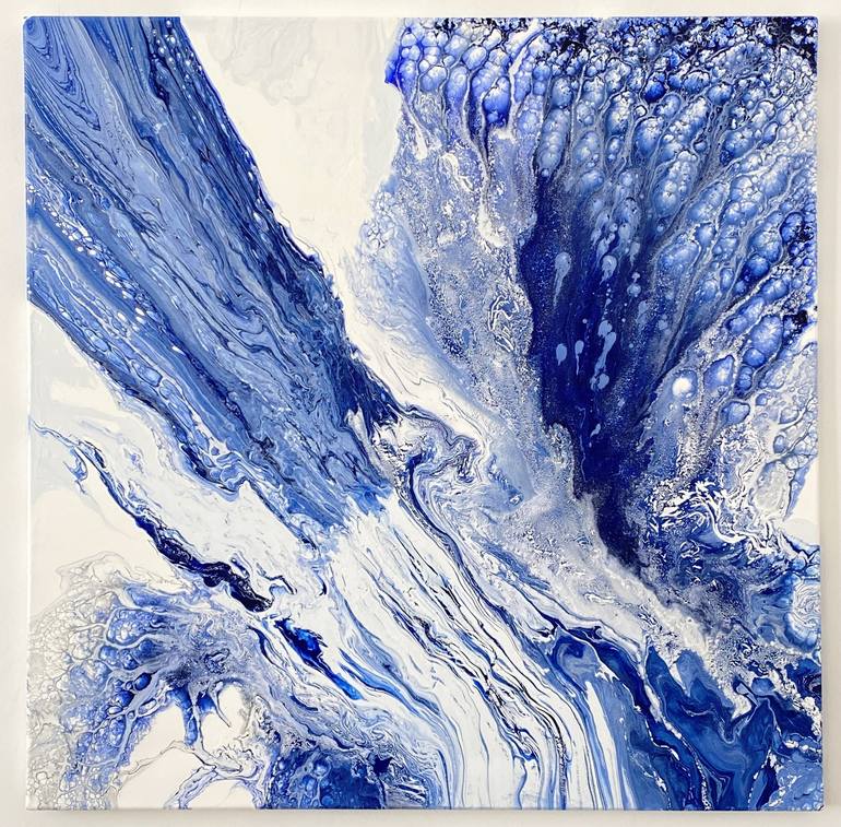 Glacier de Glace Painting by IO Rasa | Saatchi Art