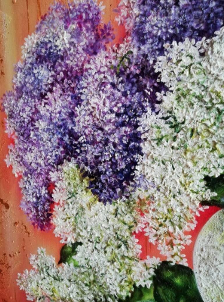 Original Figurative Floral Painting by Lady Art Gallery
