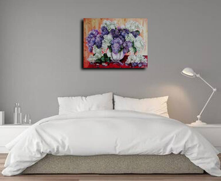 Original Figurative Floral Painting by Lady Art Gallery