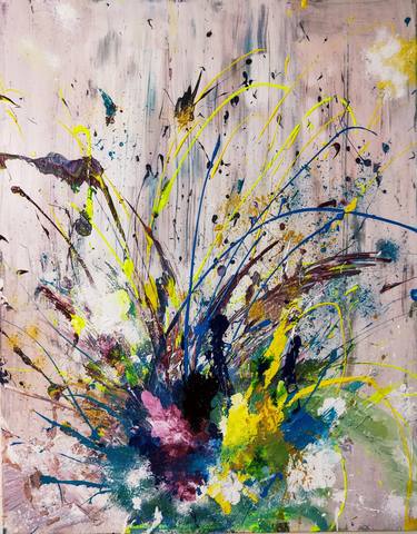 Original Abstract Expressionism Abstract Paintings by NURHAN ERDOĞAN