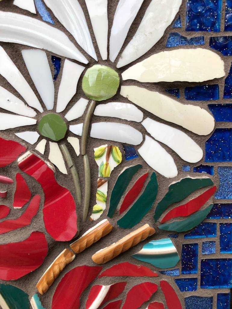 Original Modernism Floral Painting by Gila Rayberg