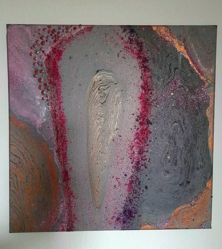 Original Conceptual Abstract Painting by Anna Wulf