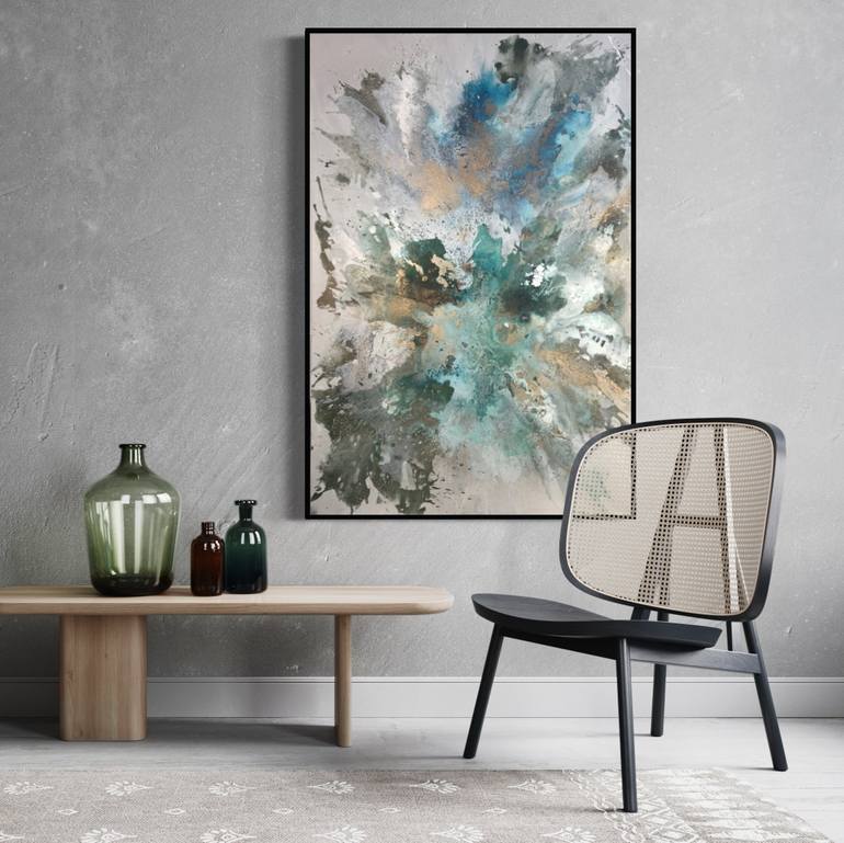 Original Abstract Painting by Ellen De Vylder