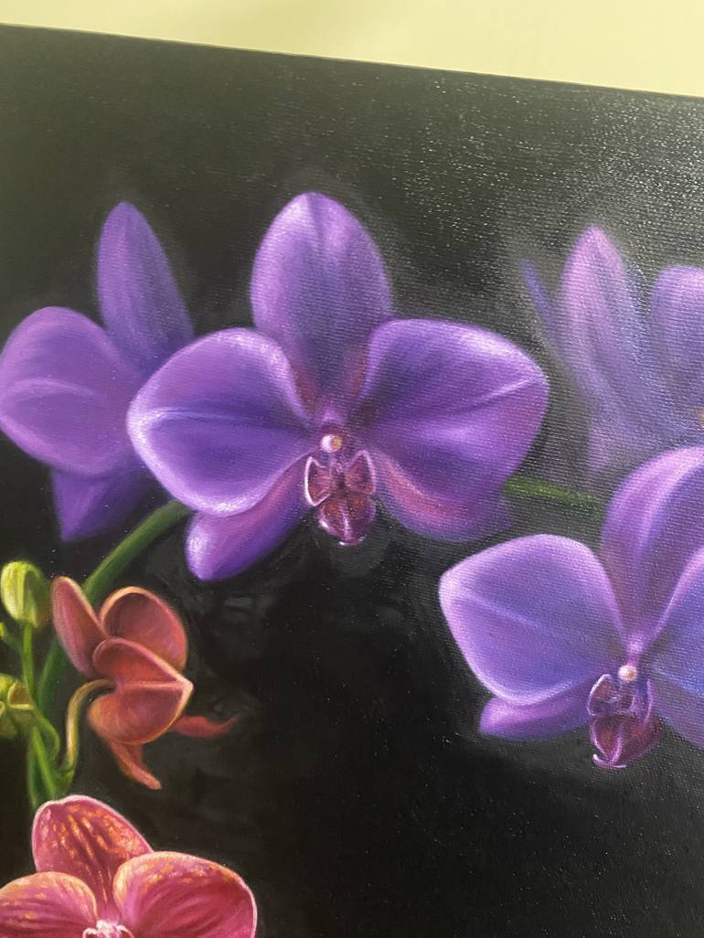 Original Realism Floral Painting by Kateryna  Hnunian 