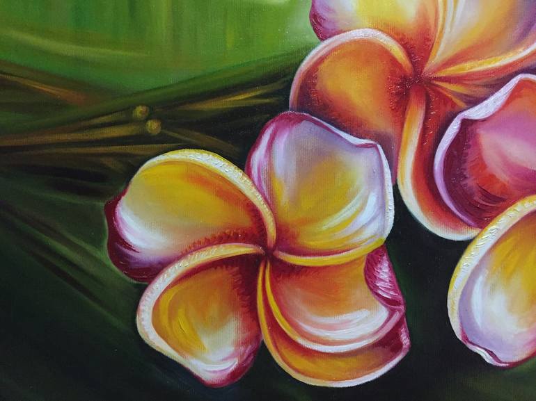 Original Floral Painting by Kateryna  Hnunian 