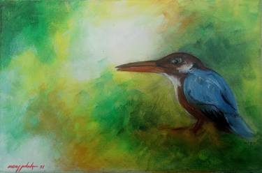 Print of Fine Art Animal Paintings by manoj padmakumara