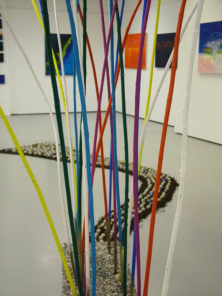 Original Abstract Language Installation by Pam Winbolt