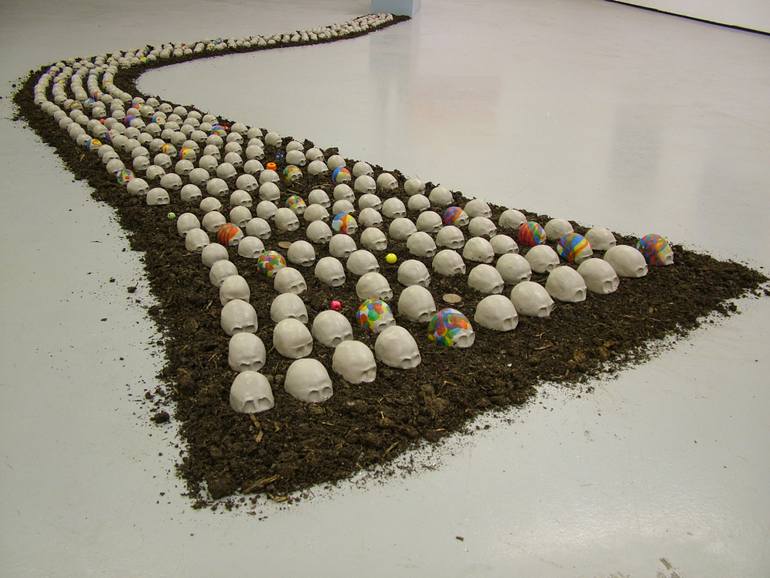 Original Abstract Language Installation by Pam Winbolt