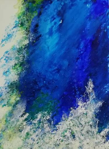 Original Abstract Water Paintings by Pam Winbolt