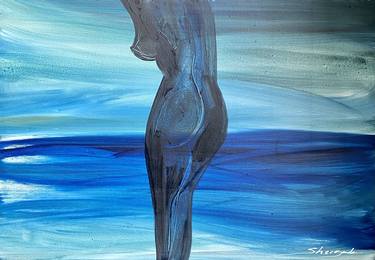 Original Abstract Nude Paintings by Sherezade Morales