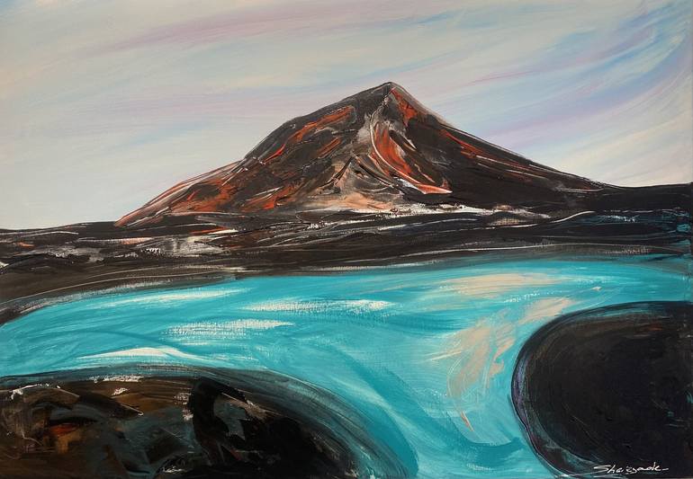 Print of Abstract Landscape Paintings by Sherezade Morales