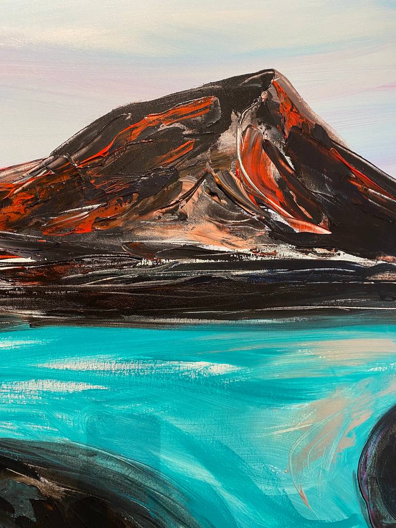 Original Abstract Landscape Painting by Sherezade Morales