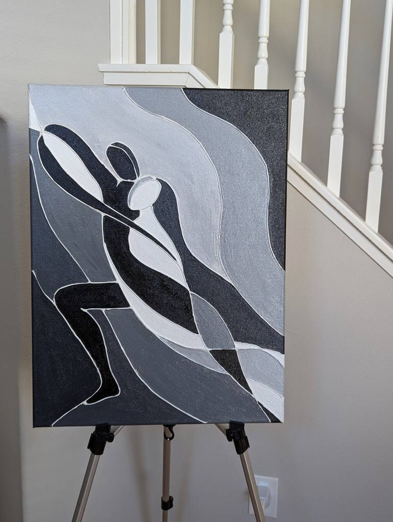 Original Abstract Expressionism Abstract Painting by Katy  I