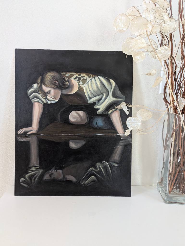 Original Contemporary Classical Mythology Painting by Katy  I