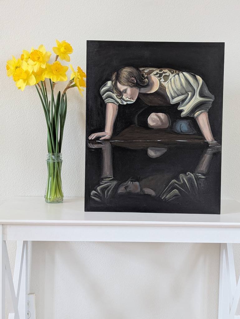 Original Contemporary Classical Mythology Painting by Katy  I